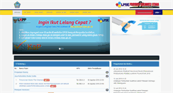 Desktop Screenshot of lpse.sulutprov.go.id