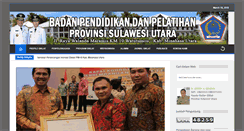 Desktop Screenshot of bandiklat.sulutprov.go.id